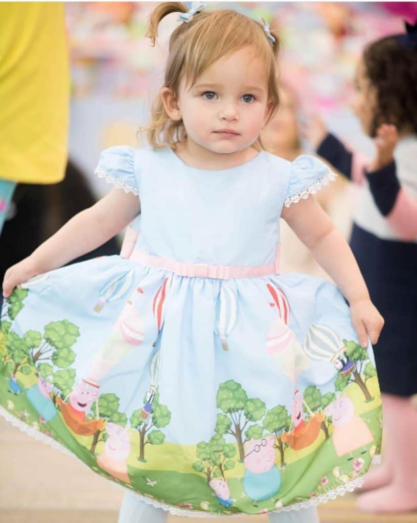 Vestido infantil Peppa