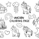 Desenho de unicornio