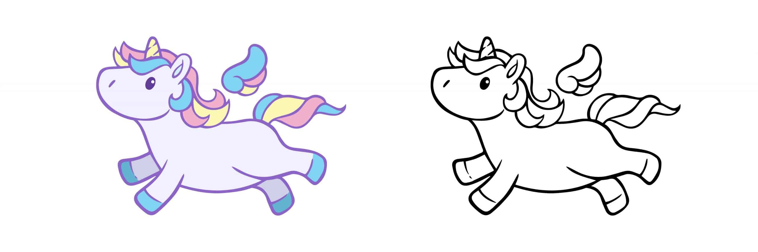 Imagem de unicornio para colorir