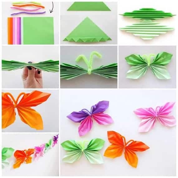 Como fazer borboleta de origami: passo a passo fácil