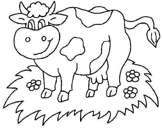 Desenhos de animais da fazenda para colorir