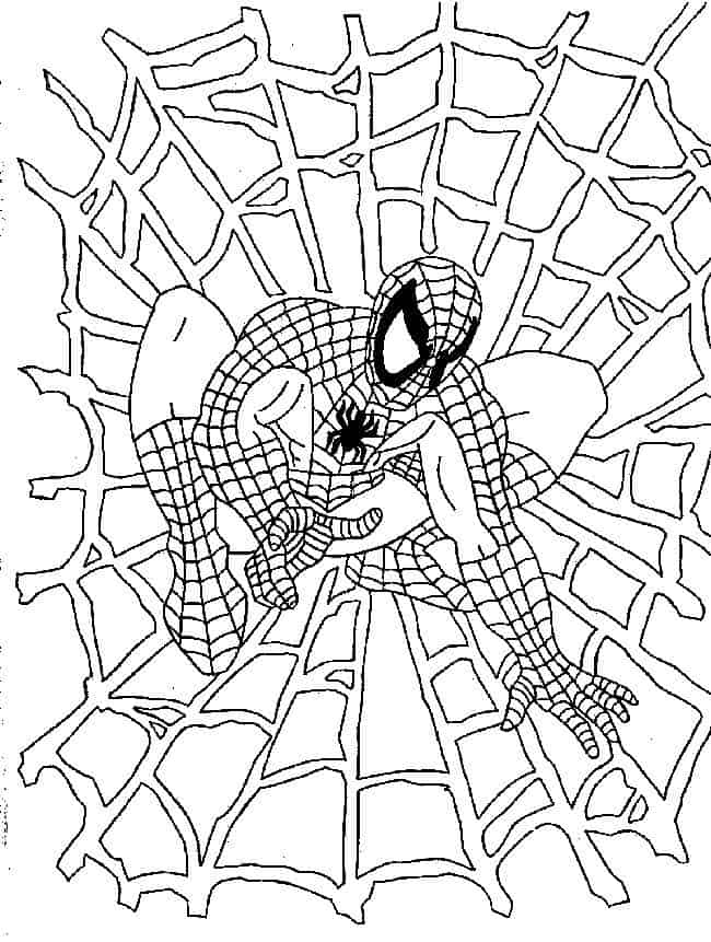 Desenhos de Homem Aranha para colorir - Blog Ana Giovanna