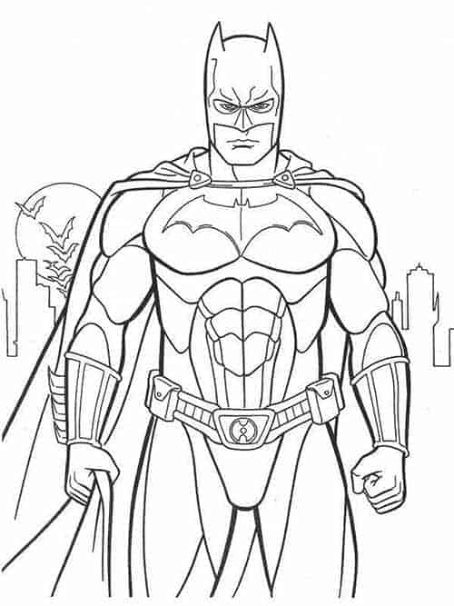 Desenhos para colorir de super heróis