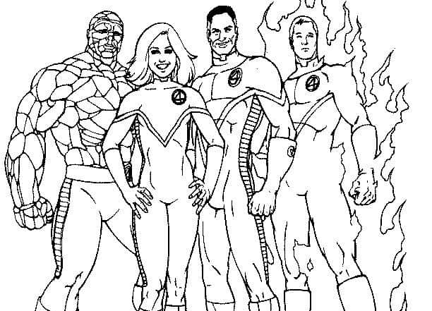 Desenhos para colorir de super heróis