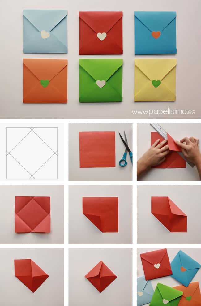 Como fazer um envelope para carta com papel