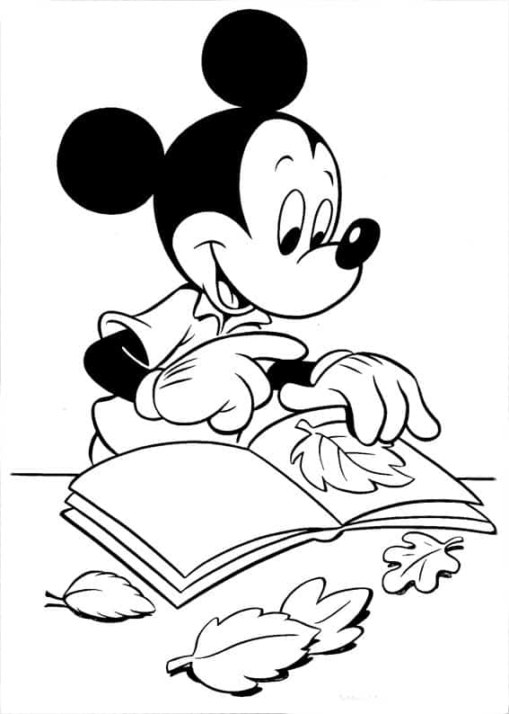 Desenhos do Mickey para colorir e imprimir