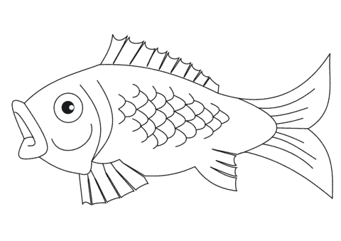 Peixinhos para colorir - 25 desenhos lindos