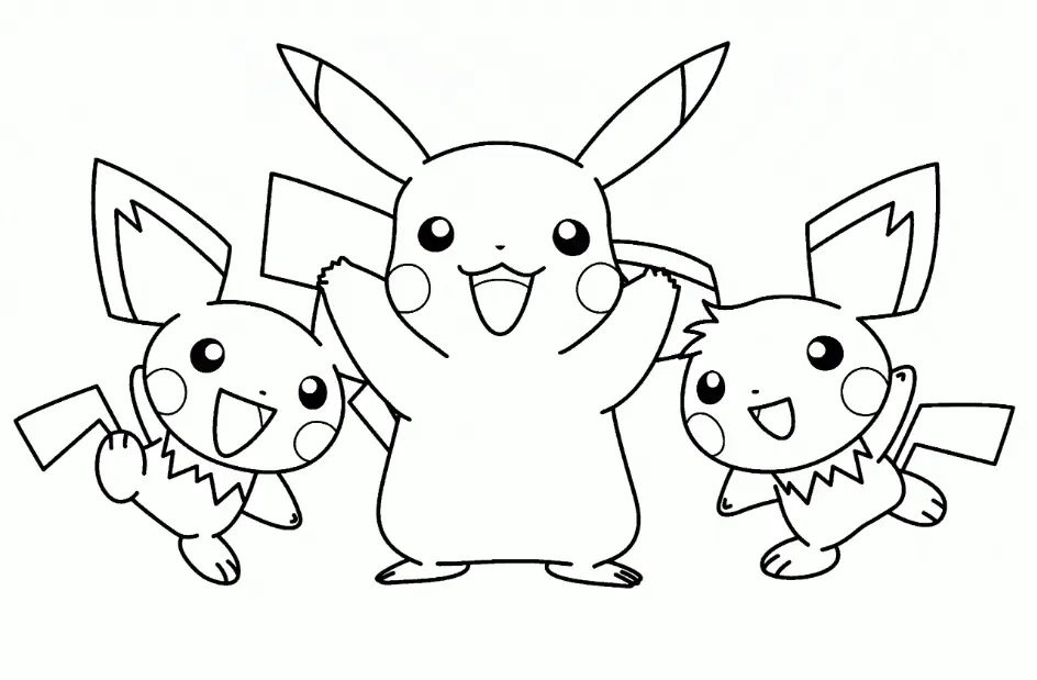Desenhos de Pokemon Eevee 2 para Colorir e Imprimir 