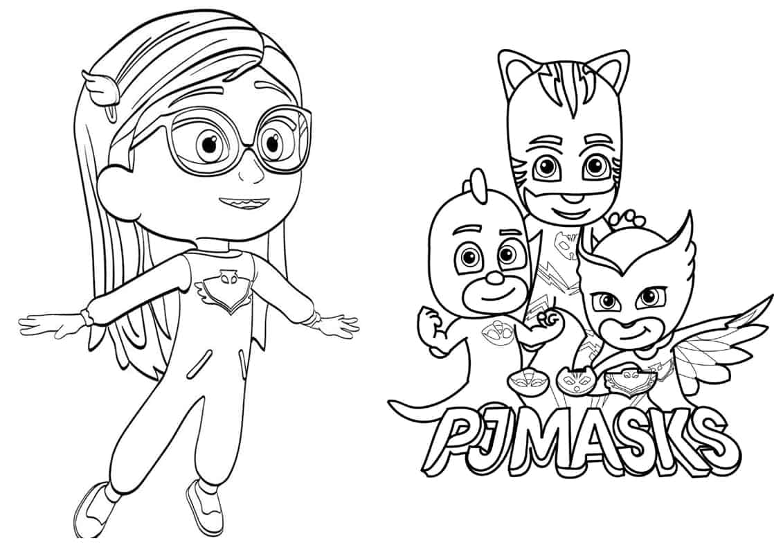 PJ Masks para colorir