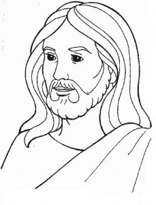 Imagens de Jesus para colorir