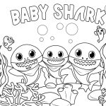 Baby Shark para colorir