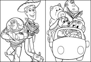 Toy Story para colorir