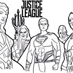 Liga da Justiça para colorir