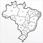 Mapa do Brasil para colorir