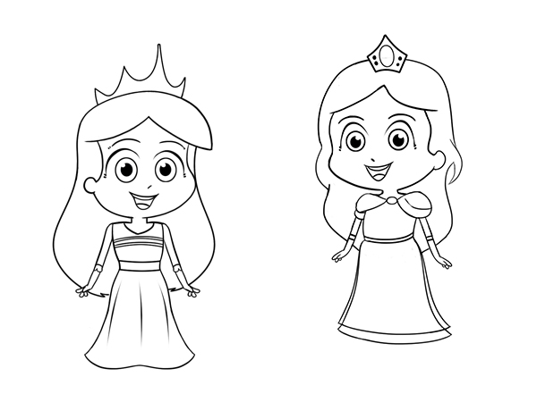 Princesinhas para colorir
