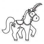 Desenho de cavalo para pintar