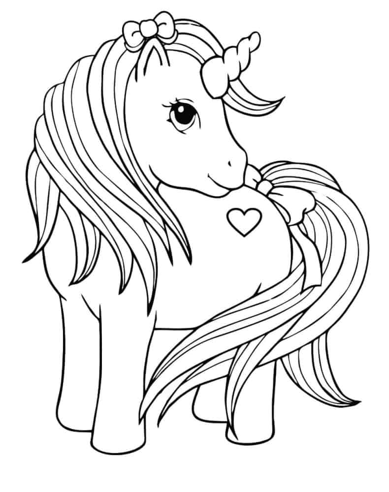 Pony melhores amigas para colorir - Imprimir Desenhos