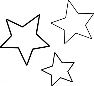 Estrela para colorir
