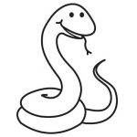 Desenho de Cobra grande para colorir - Tudodesenhos