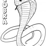 Desenhos de cobra para colorir