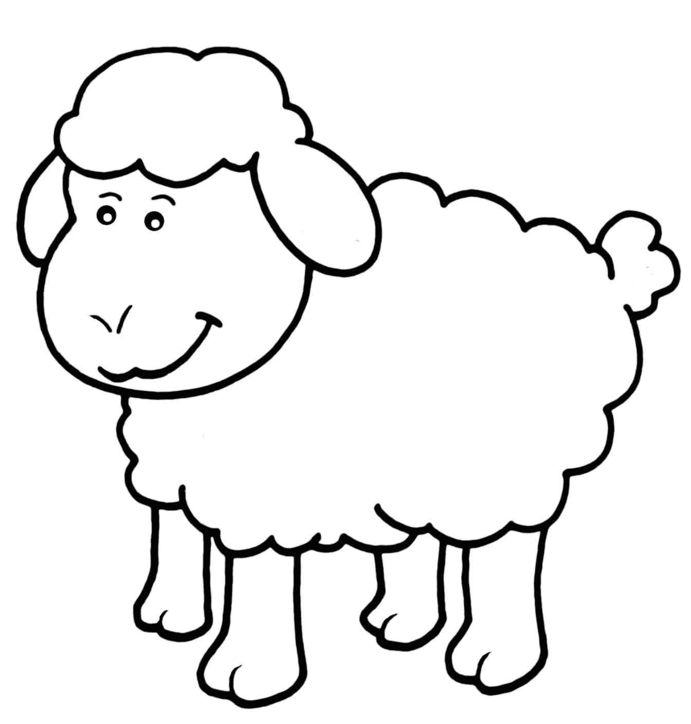 Desenhos de ovelha para colorir