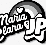 Maria Clara e JP para colorir