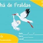 Convite Chá de Fraldas
