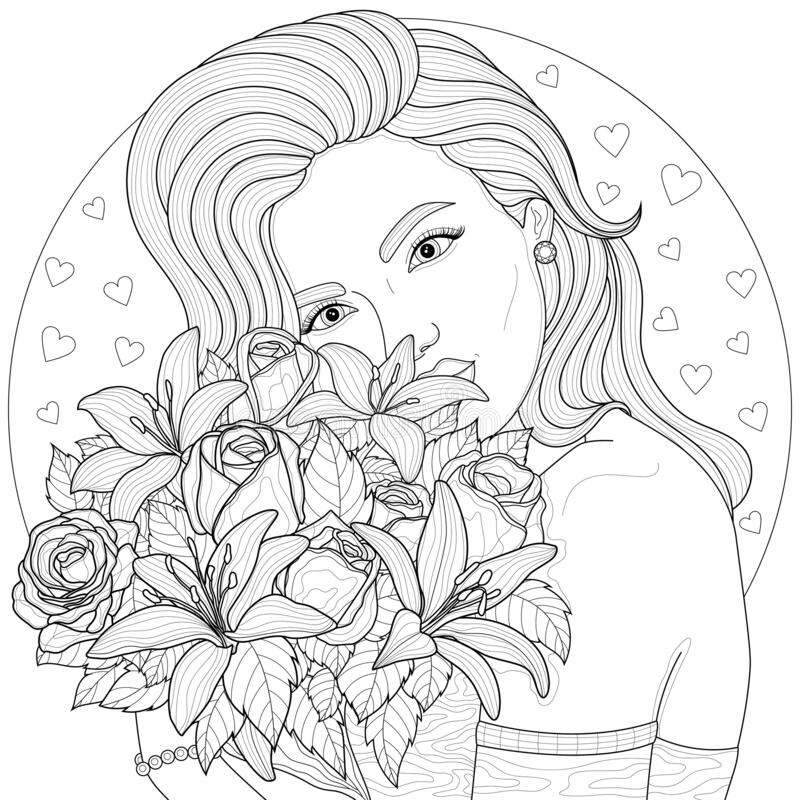 Desenhos de flores para colorir - Blog Ana Giovanna