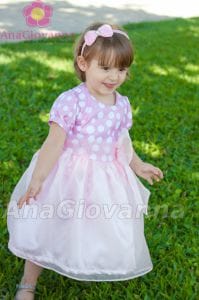 Vestido Infantil Marie Festa Princesa Baby Luxo Feminino