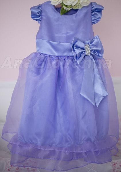 Vestido Infantil Princesa Sofia