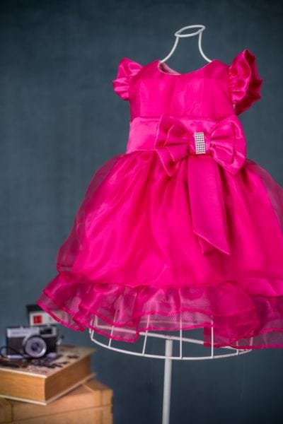 Vestido Infantil de festa Pink