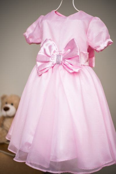 Vestido Infantil de Princesa Rosa para Festa