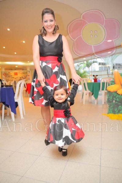 Vestidos da Minnie Mãe e Filha