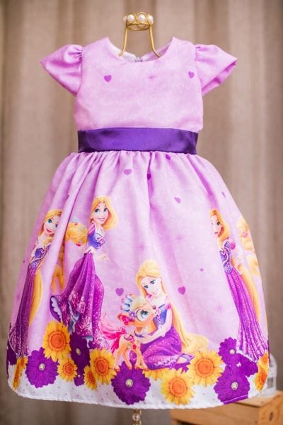 Vestido da Rapunzel