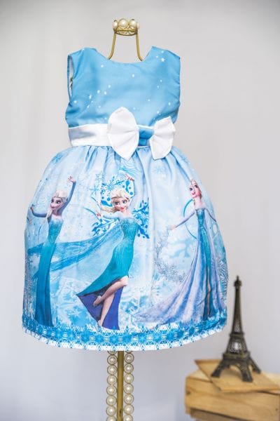 Vestido da Elsa Infantil