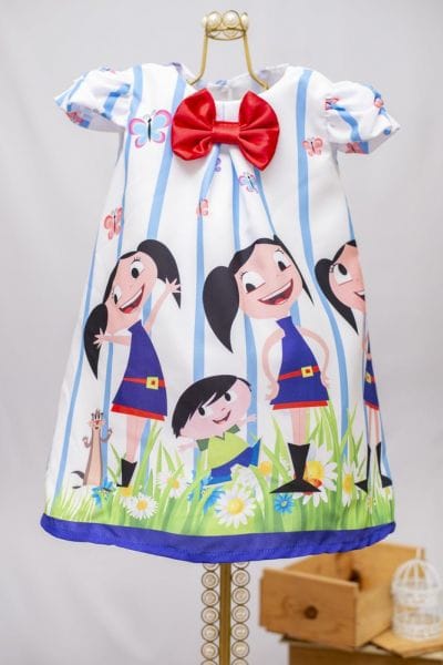 Vestido Infantil de Festa Show da Luna Infantil