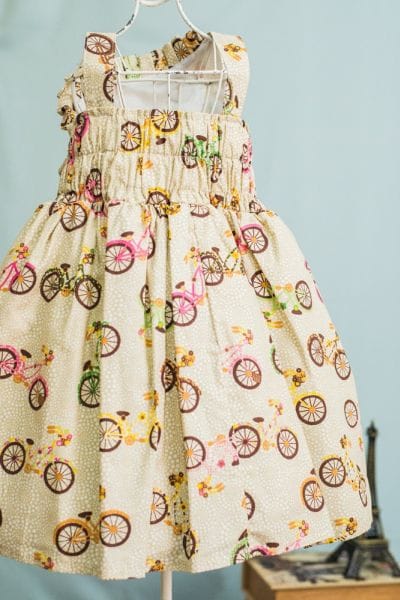 Vestido Infantil Bicicleta