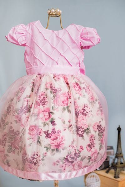 Vestido de Formatura Infantil Rosa