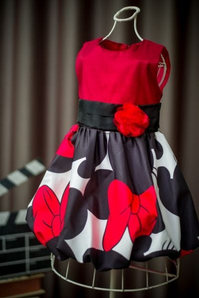 Vestido Minnie Vermelho Luxo