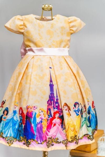 Vestido Das Princesas da Disney Infantil