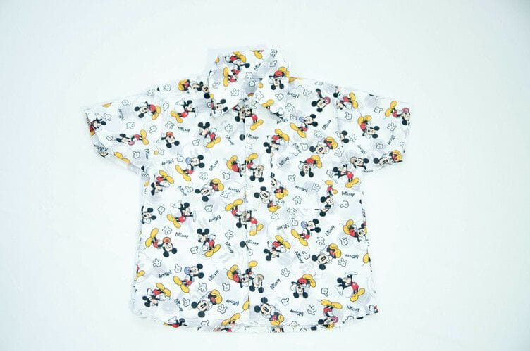 Camisa Social Infantil do Mickey