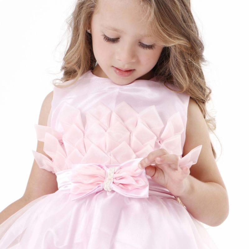 Vestido de Festa Infantil Rosa
