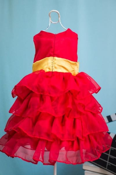 Vestido Infantil de Festa Vermelho