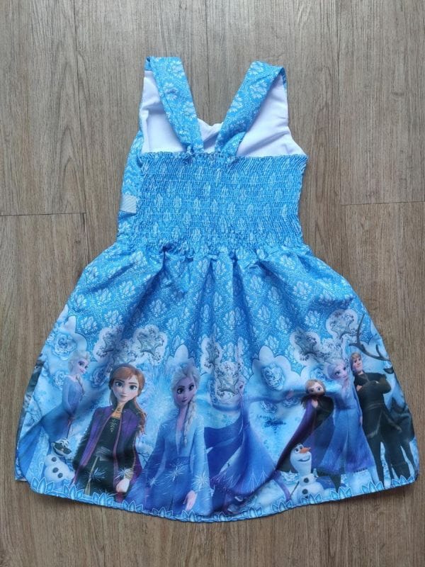 Vestido para Festa da Frozen Infantil