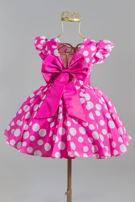 Vestido Minnie para Festa Infantil